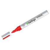 Маркер-краска Berlingo "Uniline PA400", красная, 2-4мм, нитро-основа