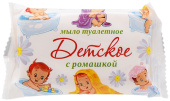 Мыло туалетное КМЗ "Стандарт. Детское с ромашкой", флоу-пак, 90г