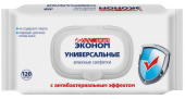 Салфетки влажные Эконом smart  120шт м/у с клапаном (16)
