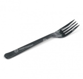 Вилка пластик черная Премиум 50шт