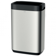 Контейнер для мусора Tork "Image Design", 50л, прямоугольный, металл/пластик, хром/черный