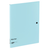 Папка на кнопке Berlingo "Instinct" А4, 600мкм, аквамарин