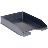 Лоток для бумаг горизонтальный Стамм "Стандарт", черный
