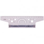 Рейсшина 22см Стамм, металлический ролик