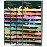 Дисплей капиллярных ручек Faber-Castell "Pitt Artist Pen Brush", с наполн., ассорти 60 цветов