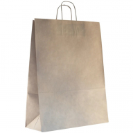Пакет бумажный "Крафт" с кручеными ручками, 35*15*45см, 70гр/м2