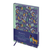   Ежедневник недатированный, В6, 136л., кожзам, Greenwich Line "Vision. Lovely leopard", тон. блок, цв. срез