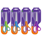 Ножницы 17,7см Berlingo "Fuze", эргономичные ручки, ассорти 