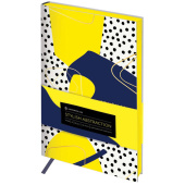   Ежедневник недатированный, А5, 136л., кожзам, Greenwich Line "Vision. Stylish abstraction", тон. блок, цветной срез