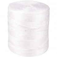 Шпагат полипропиленовый, 2200текс, 2200м, ~5кг, белый, СВ, бухта