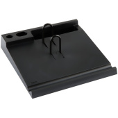   Подставка под календарь СТАММ, пластиковая, черная 220*204*40мм