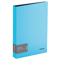 Папка с 40 вкладышами Berlingo "Instinct", 21мм, 700мкм, аквамарин