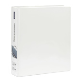 Папка на 4 кольцах Berlingo, панорама, 65мм, ПВХ, белая