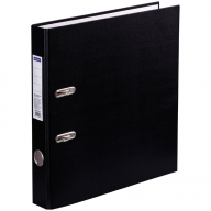 Папка-регистратор OfficeSpace,  50мм, бумвинил, черная
