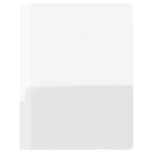   Папка-уголок СТАММ А4, 180мкм, 2 внутренних кармана, прозрачная бесцветная