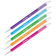 Ручка шариковая Berlingo "Slick" синяя, 0,7мм, игольчатый стержень, корпус ассорти