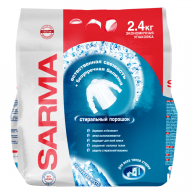 Порошок для машинной стирки Sarma "Горная свежесть", 2,4кг