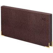   Еженедельник недатированный, 64л., твердый переплет, кожзам, BG "Python.Sangria", цветной срез