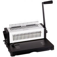 Брошюровщик OfficeSpace BM204 "Perfect bind" для пластиковых пружин, пробивает 20л., сшивает 450л.