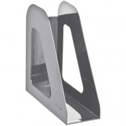 Лоток для бумаг вертикальный Стамм "Фаворит", серый