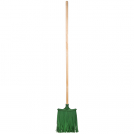 Метла OfficeClean, для улицы, плоская, с деревянным черенком 120см