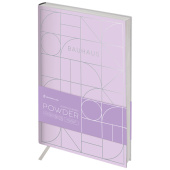   Ежедневник недатированный, А5, 136л., кожзам, Greenwich Line "Vision. Quadro. Powder", тон. блок, срез фольга