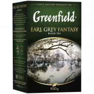 Чай Greenfield "Earl Gray", черный листовой с бергамотом, 100г