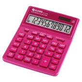   Калькулятор настольный Eleven SDC-444X-PK, 12 разрядов, двойное питание, 155*204*33мм, розовый