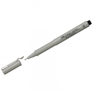Ручка капиллярная Faber-Castell "Ecco Pigment" черная, 0,6мм