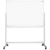   Доска магнитно-маркерная OfficeSpace, 100*150см, двусторонняя, поворотная, мобильная, алюминиевый профиль, фиксатор положения