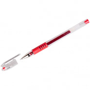 Ручка гелевая Pilot "G-1 Grip" красная, 0,5мм, грип