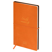   Еженедельник недатированный, 100*170мм, 64л., мягкий переплет, кожзам, Greenwich Line "Envelope. Peach Fuzz", с резинкой