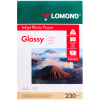 Фотобумага А4 LOMOND 230гр глянец 50л 