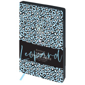   Ежедневник недатированный, А5, 136л., кожзам, Greenwich Line "Vision. Animal print. Leopard", тон. блок, цветной срез