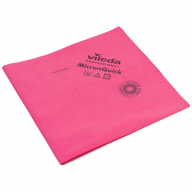 Салфетки для уборки Vileda Professional "MicronQuick", набор 5шт., микроволокно, 40*38см, красные