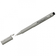 Ручка капиллярная Faber-Castell "Ecco Pigment" черная, 0,4мм