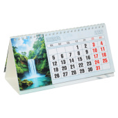 Календарь-домик 2026г 220*115мм "Водопады"