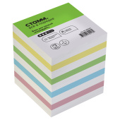   Блок для записей СТАММ "Стандарт", 9*9*9см, ассорти