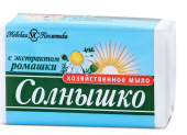 Мыло хозяйственное Солнышко ромашка, Невская Косметика 180г