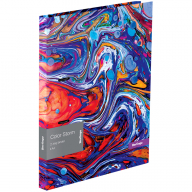 Папка на 2 кольцах Berlingo "Color Storm", 24мм, 600мкм, D-кольца, с внутр. карманом, с рисунком