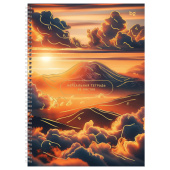 Тетрадь 80л., А4, клетка на гребне BG "Прекрасный вид", матовая ламинация, тиснение фольгой, твердая обложка