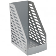 Лоток для бумаг вертикальный Стамм "XXL", серый