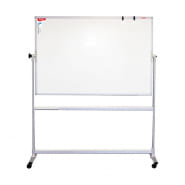 Доска магнитно-маркерная Berlingo "Premium", 90*120см, двусторонняя, поворотная, мобильная