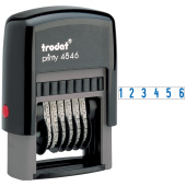   Нумератор мини автомат Trodat, 4,0мм, 6 разрядов, пластик (53200/211620)