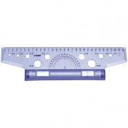 Рейсшина 30см Стамм, пластиковый ролик