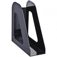 Лоток для бумаг вертикальный Стамм "Фаворит", черный