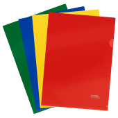 Папка-уголок СТАММ А4, 180мкм, пластик, непрозрачная