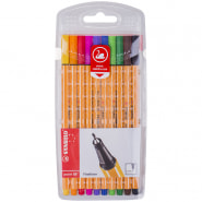 Набор капиллярных ручек Stabilo "Point 88" 10цв., 0,4мм, европодвес