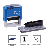 Штамп самонаборный OfficeSpace 4стр., 48*19мм