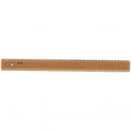 Линейка 40см Koh-I-Noor, дымч. пластик, пакет без подвеса